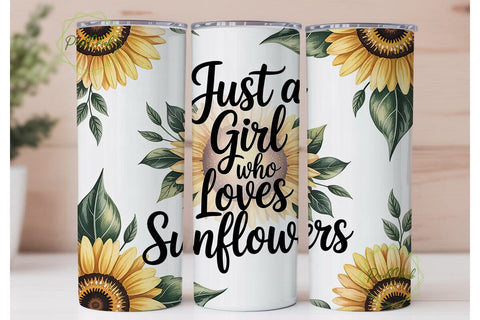 Sunflower Love Tumbler Wrap Sublimation PixelChick 