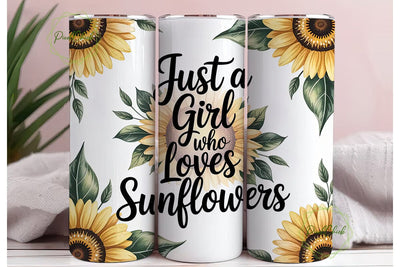 Sunflower Love Tumbler Wrap Sublimation PixelChick 