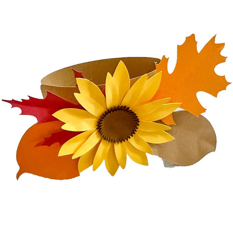 Sunflower Napkin Ring Laser SVG File SVG Crafting With Brenna 