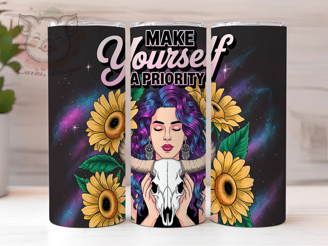 Sunflower Sass Motivational Tumbler, Sunflower Gift, Sassy Quote Cup, Self Care Present, Country Girl Inspiration, Positive Affirmation Gift, Funny Western Tumbler Sublimation Lara' s Designs 