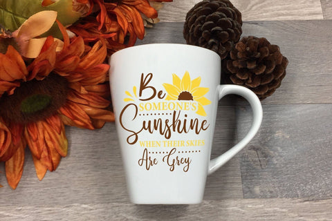 Sunflower SVG, Be Someone's Sunshine When Their Skies Are SVG CraftLabSVG 