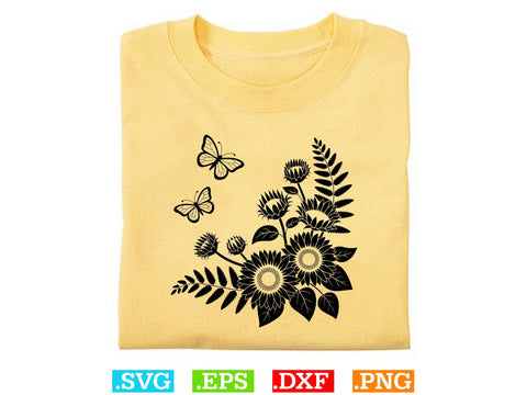 Sunflower SVG Bundle, Big Sunflower Svg, Sunflowers Clipart, Sunflower Shirt SVG Creativeart88 