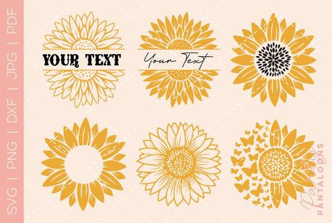 Sunflower svg, sunflower bundle svg, sunflower butterfly svg, sunflower quote svg, sunflower, sunflower clipart, sunflower png svg SVG Partypantaloons 