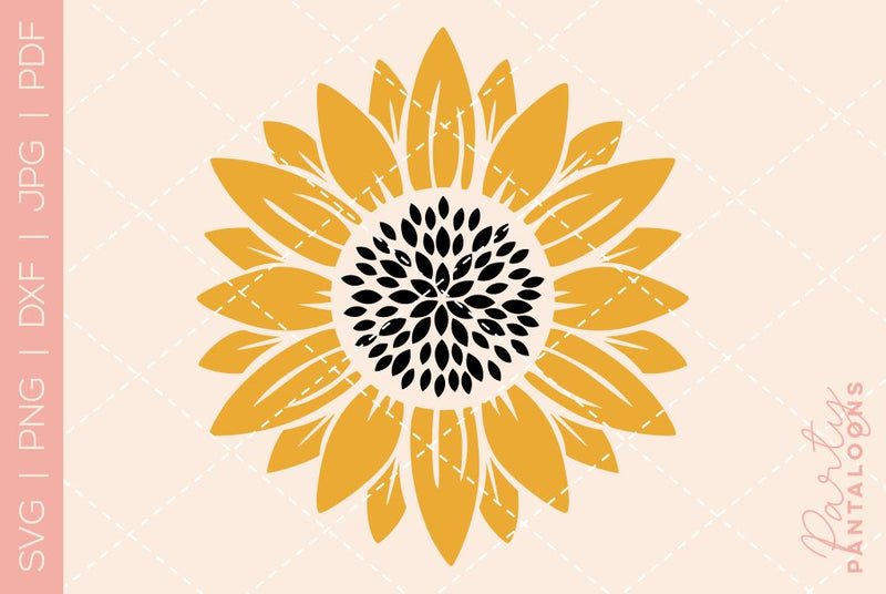 Sunflower svg, sunflower butterfly svg, sunflower quote svg, sunflower, sunflower clipart, sunflower png svg SVG Partypantaloons 
