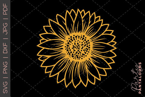 Sunflower svg, sunflowers svg, sunflower butterfly svg, sunflower quote svg, sunflower, sunflower clipart, sunflower png svg SVG Partypantaloons 