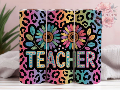Sunflower Teacher Gift Tumbler, Teacher Gift Wrap, 20oz Sublimation, Floral Teacher Cup, Autumn Sunflower Mug, Back To School Tumbler, Teacher Appreciation Drinkware Sublimation Li Zamperini 