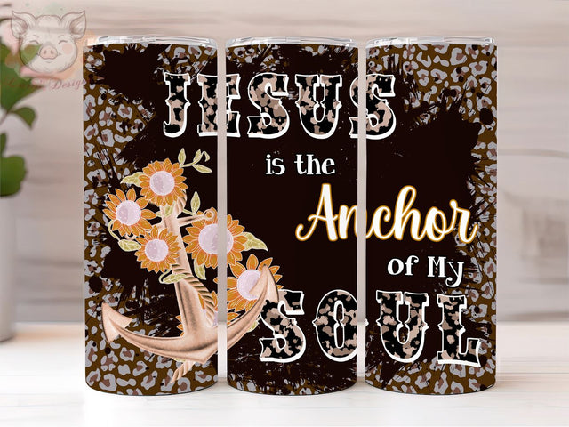 Sunflowers Christian 20oz Tumbler Png, Straight & Tapered Tumbler Png, Leopard Bible Verse Tumbler Png, Digital Download PNG Sublimation Lara' s Designs 