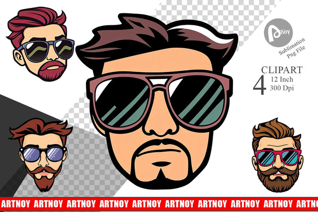 Sunglasses Clipart Sublimation artnoy 
