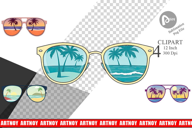 Sunglasses Clipart Sublimation artnoy 