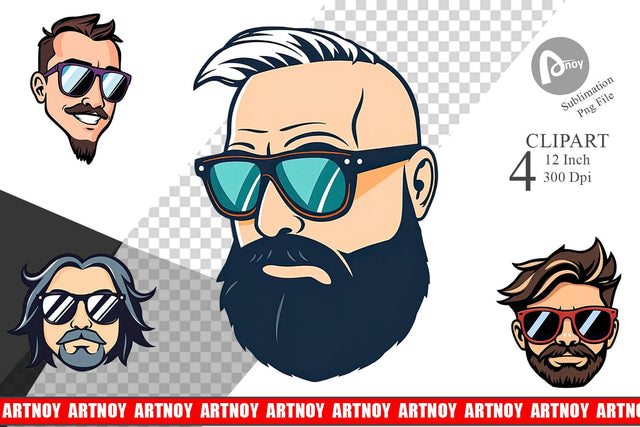 Sunglasses Clipart Sublimation artnoy 