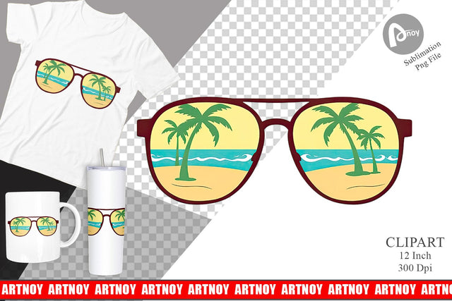 Sunglasses Clipart Sublimation artnoy 