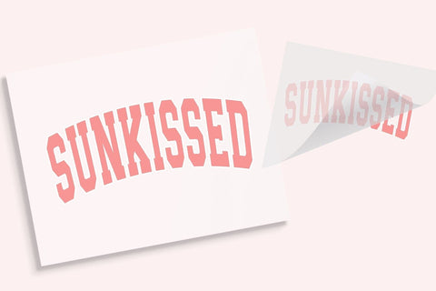 Sunkissed DTF Transfer Physical So Fontsy T-Shirt Iron-On Transfer Shop 6x6