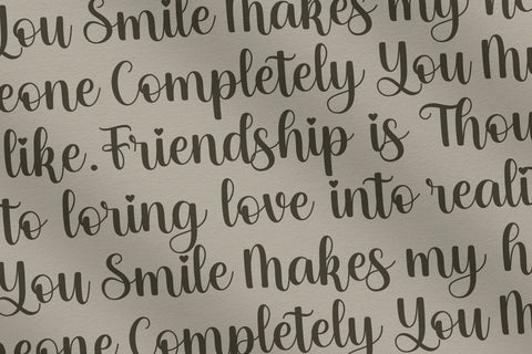 Sunkissed Font Mozarella 