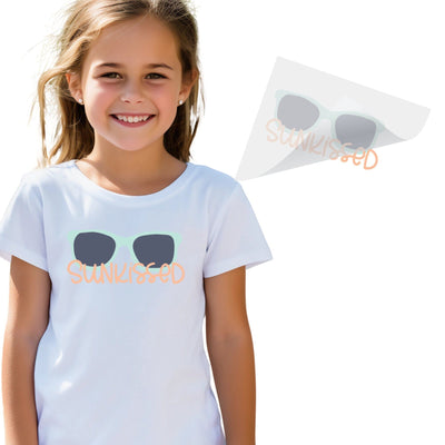 Sunkissed Sunglasses DTF Transfer Physical So Fontsy T-Shirt Iron-On Transfer Shop