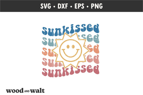 Sunkissed SVG | Retro Summer SVG SVG Wood And Walt 
