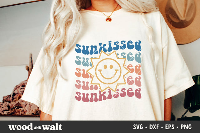Sunkissed SVG | Retro Summer SVG SVG Wood And Walt 