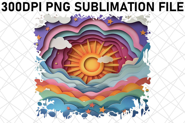 Sunlit Sunrise Sunshine Sublimation Set Sublimation afrosvg 