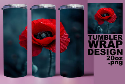 Sunny Garden Delight 3D Tumbler Wrap - Sublimation 20oz Sublimation afrosvg 