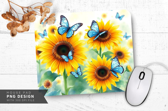 Sunny Garden Mousepad Sublimation Regulrcrative 