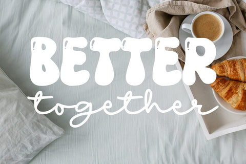 Sunny Rainbow Duo Font Abo Daniel Studio 