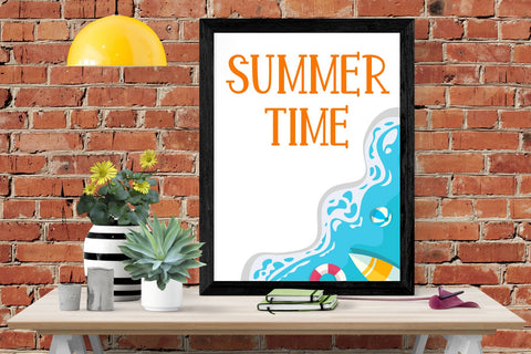 Sunny Scoops - Summer Display Font Font AEN Creative Store 