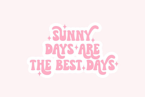 Sunny Serenity - Cute Groovy Font Font Masyafi Studio 