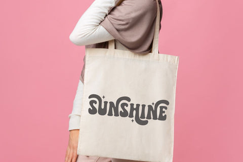 Sunny Serenity - Cute Groovy Font Font Masyafi Studio 