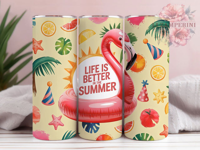 Sunny Vibes & Beach Life Quote Tumbler, Beach Life Design, Seasonal Joy Quote, Summer Lifestyle Art, Happy Summer Theme, Summer Lover Gift, Positive Season Quote Sublimation Li Zamperini 