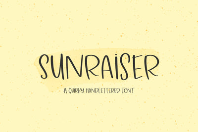 Sunraiser Sans Font Beck McCormick 