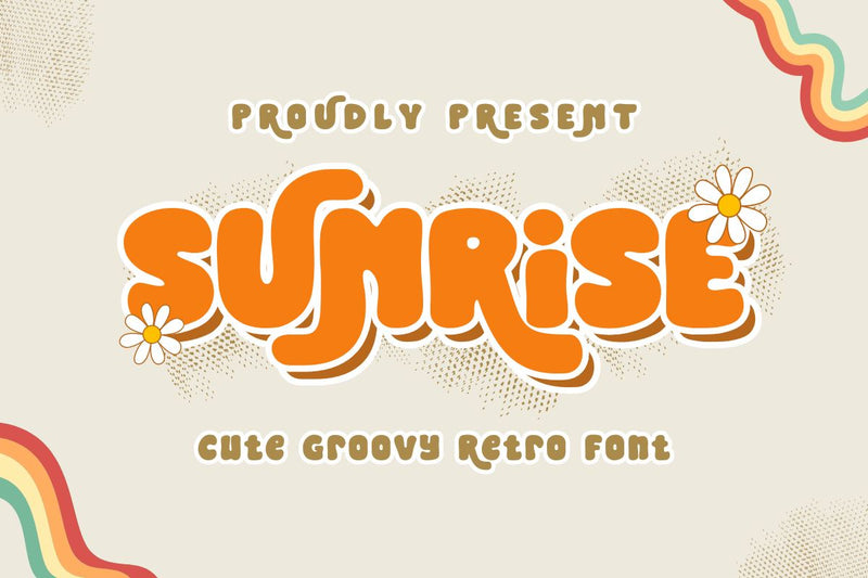 Sunrise Font Masyafi Studio 