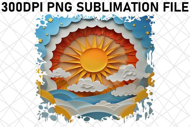 Sunrise Glow Sublimation Graphics Sublimation afrosvg 