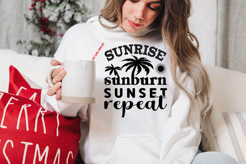 Sunrise sunburn sunset repeat SVG Angelina750 