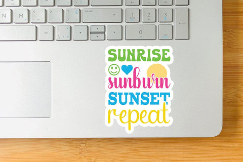 Sunrise sunburn sunset repeat SVG Angelina750 