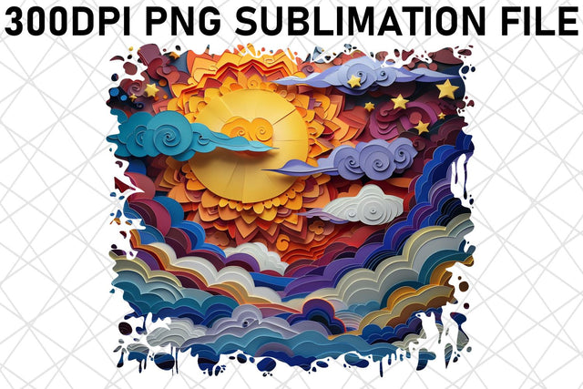 Sunrise Sunset Skyline Sublimation Design Sublimation afrosvg 