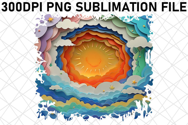 Sunrise Sunset Sublimation Art Sublimation afrosvg 