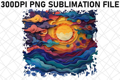 Sunrise Vista Sublimation Design Sublimation afrosvg 