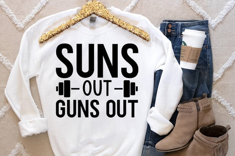 Suns out guns out SVG Design SVG Designangry 