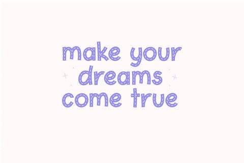 Sunset Dreams - Cute Solid and Stitched Font Font KA Designs 