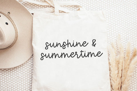 Sunset Fireflies Script Font Beck McCormick 