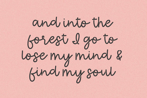 Sunset Fireflies Script Font Beck McCormick 