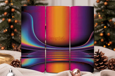 Sunset Ombre 20oz Tumbler Wrap Sublimation DesignSVG 