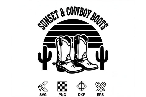 Sunset Ranch Vibes Svg, Western Cowgirl Svg, Ranch Life Svg, Country Girl Shirt Svg, Western Svg, Rodeo Shirt Cricut File, Cowgirl Shirt Svg SVG TiffsCraftyCreations 
