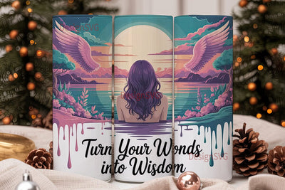 Sunset Serenity 20oz Tumbler Wrap Sublimation DesignSVG 