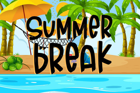 Sunset Story Font Dm Letter Studio 