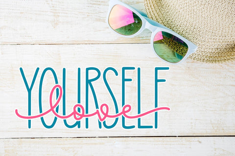 Sunset Summer Duo Font Abo Daniel Studio 