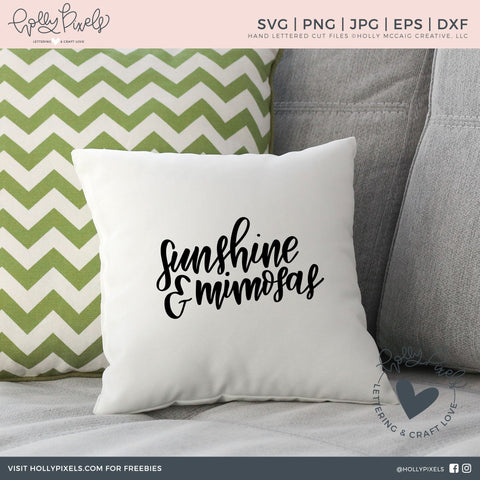 Sunshine and Mimosas | Mimosas SVG | Alcohol SVG SVG Ikonart Design Shop 