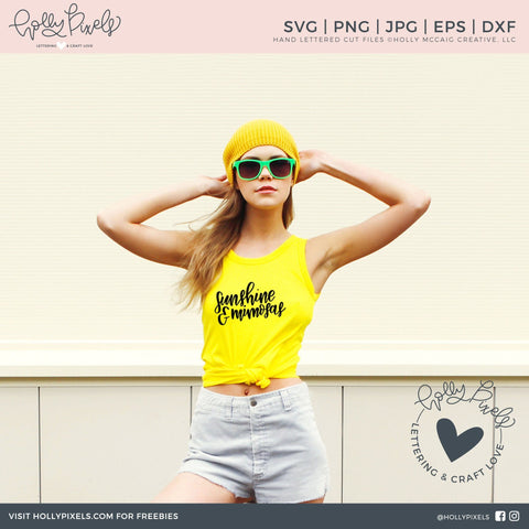 Sunshine and Mimosas | Mimosas SVG | Alcohol SVG SVG Ikonart Design Shop 