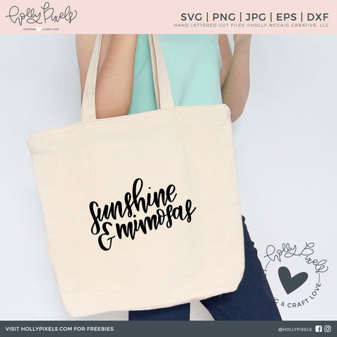 Sunshine and Mimosas | Mimosas SVG | Alcohol SVG SVG Ikonart Design Shop 