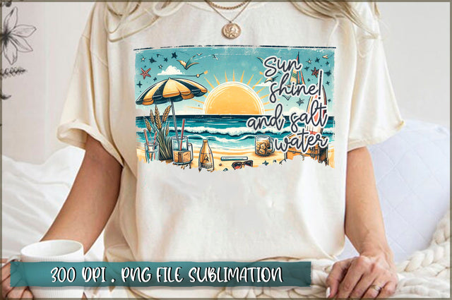 Sunshine and saltwater Sublimation Sublimation Shetara Begum 