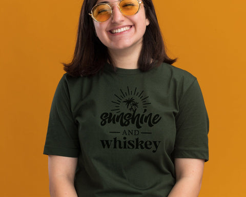 Sunshine and Whiskey svg, Sunshine, Whiskey, Whiskey Drink, Cut files for Cricut, Digital FIles SVG DesignDestine 